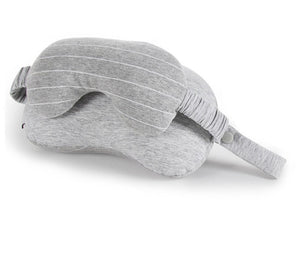 Multi-Function Business Travel Neck Pillow & Eye Mask w/ Storage Bag - Gleesbuy