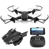 3 Battery WIFI FPV RC Drone With Wide Angle HD 720P Camera High Hold Mode Foldable Arm RC Quadcopter Helicopter Gifts for Boys - Gleesbuy