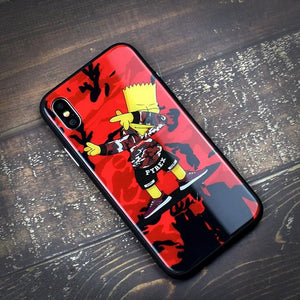 Cartoon Camo suprem phone cover case for iphone X XS MAX XR 10 8 7 6 6S plus cases luxury hard Tempered glass funda coque capa - Gleesbuy