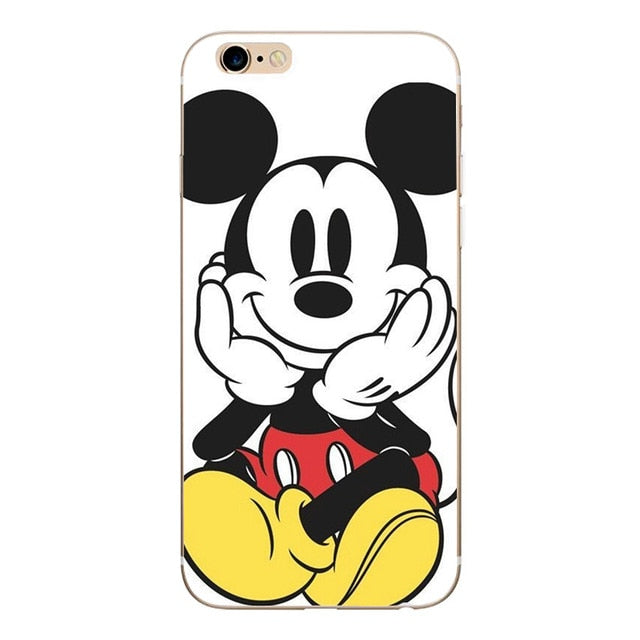 Case For iphone 5s 5 s se Case Cover Mickey Minnie Silicone Soft Shell Cover For Apple iPhone 6s 6 s 7 8 plus xs x 10 Bags Funda - Gleesbuy