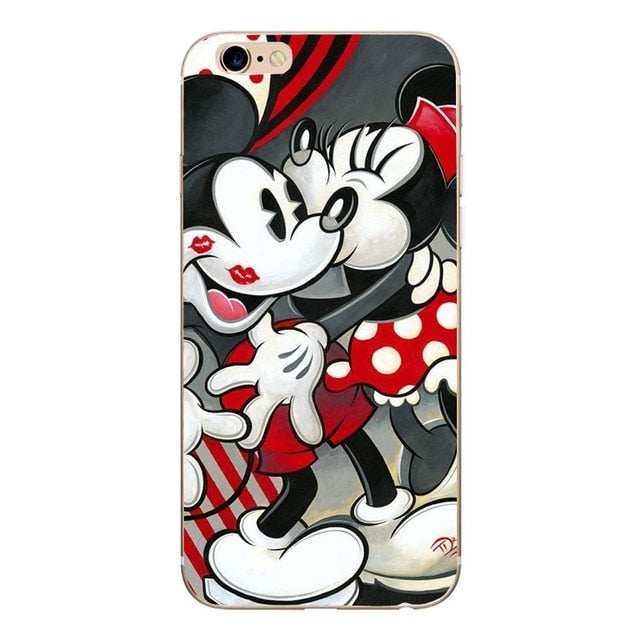 Case For iphone 5s 5 s se Case Cover Mickey Minnie Silicone Soft Shell Cover For Apple iPhone 6s 6 s 7 8 plus xs x 10 Bags Funda - Gleesbuy