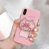 Cute cartoon pig quicksand Squishy For Any  phone - Gleesbuy