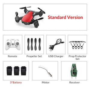 Eachine E61/E61hw Mini Drone With/Without HD Camera High Hold Mode RC Quadcopter RTF WiFi FPV Foldable RC Drone - Gleesbuy