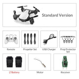 Eachine E61/E61hw Mini Drone With/Without HD Camera High Hold Mode RC Quadcopter RTF WiFi FPV Foldable RC Drone - Gleesbuy