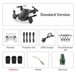 Eachine E61/E61hw Mini Drone With/Without HD Camera High Hold Mode RC Quadcopter RTF WiFi FPV Foldable RC Drone - Gleesbuy