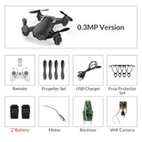 Eachine E61/E61hw Mini Drone With/Without HD Camera High Hold Mode RC Quadcopter RTF WiFi FPV Foldable RC Drone - Gleesbuy