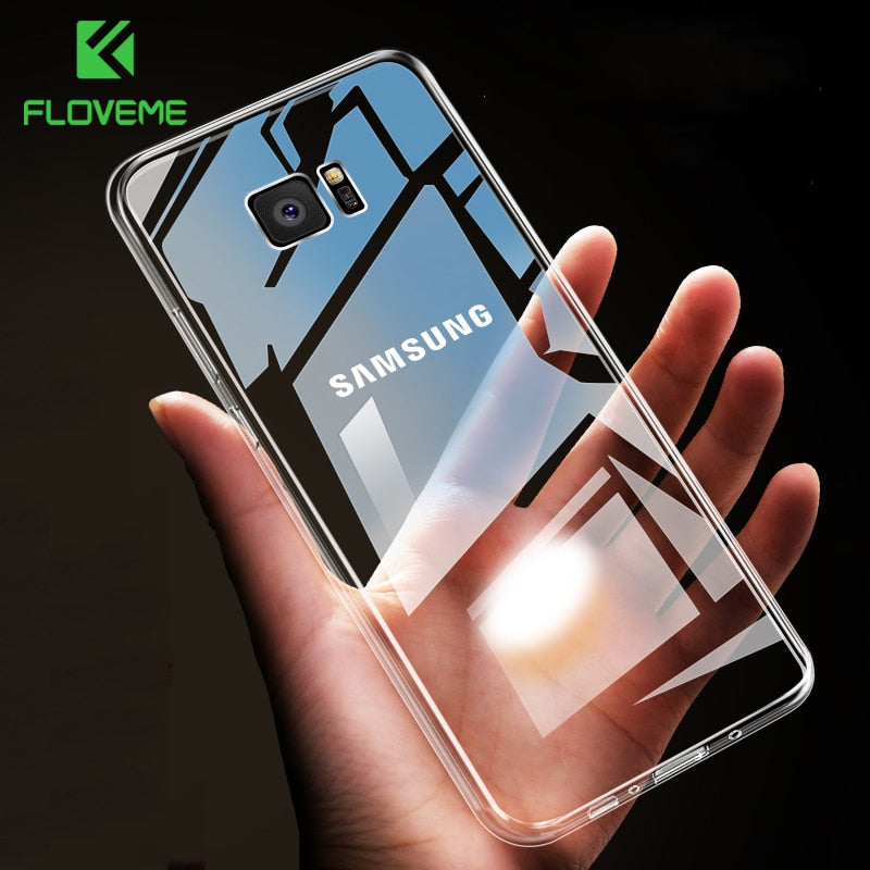 FLOVEME Case For Samsung Galaxy Note 9 8 S9 S8 Plus S7 Edge HD Clear Soft TPU Phone Cases For Samsung A5 A3 A7 2017 Cover Capa - Gleesbuy