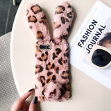 Cute Rabbit Hairy Warm Fur Cover for Any iPhone - Gleesbuy