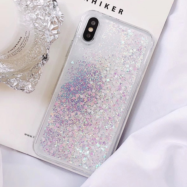 Glitter Phone Case For Samsung Galaxy S7 S7Edge S8 S8Plus S9 S9Plus Soft Full Protective Shockproof Phone Case - Gleesbuy