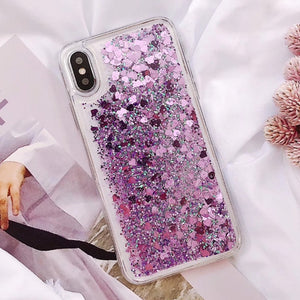 Glitter Phone Case For Samsung Galaxy S7 S7Edge S8 S8Plus S9 S9Plus Soft Full Protective Shockproof Phone Case - Gleesbuy