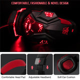 LED Lights Gaming Headset for PS4 PC Xbox - Gleesbuy