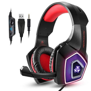 Gaming Headset Casque Surround Sound Over-Ear Headphones - Gleesbuy