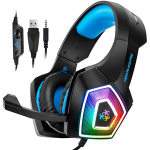 Gaming Headset Casque Surround Sound Over-Ear Headphones - Gleesbuy