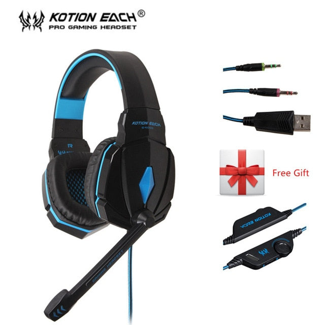 KOTION EACH G2000 G9000 Gaming Headphones - Gleesbuy