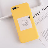 Lovebay Phone Case For iPhone 6 6s 7 8 Plus X XR XS Max Cute Cartoon Letter Deer Smiley Face Soft TPU For iPhone 5 5S SE Cover - Gleesbuy