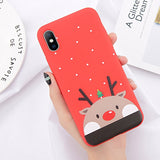 Lovebay Phone Case For iPhone 6 6s 7 8 Plus X XR XS Max Cute Cartoon Letter Deer Smiley Face Soft TPU For iPhone 5 5S SE Cover - Gleesbuy