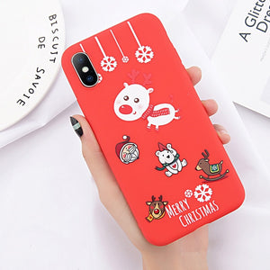 Lovebay Phone Case For iPhone 6 6s 7 8 Plus X XR XS Max Cute Cartoon Letter Deer Smiley Face Soft TPU For iPhone 5 5S SE Cover - Gleesbuy