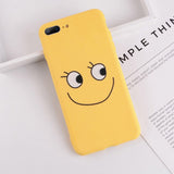 Lovebay Phone Case For iPhone 6 6s 7 8 Plus X XR XS Max Cute Cartoon Letter Deer Smiley Face Soft TPU For iPhone 5 5S SE Cover - Gleesbuy