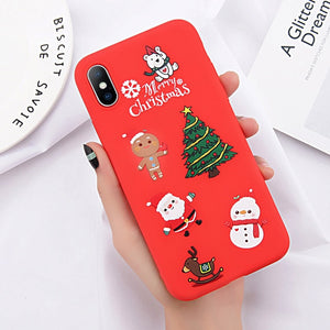 Lovebay Phone Case For iPhone 6 6s 7 8 Plus X XR XS Max Cute Cartoon Letter Deer Smiley Face Soft TPU For iPhone 5 5S SE Cover - Gleesbuy