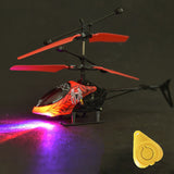 Mini RC drone Flying RC Helicopter Aircraft dron Infrared Induction LED Light Remote Control drone dron Kids Toys free shipping - Gleesbuy