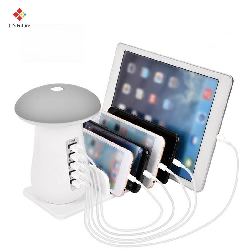 Multi 5 Port Charging Dock - Gleesbuy