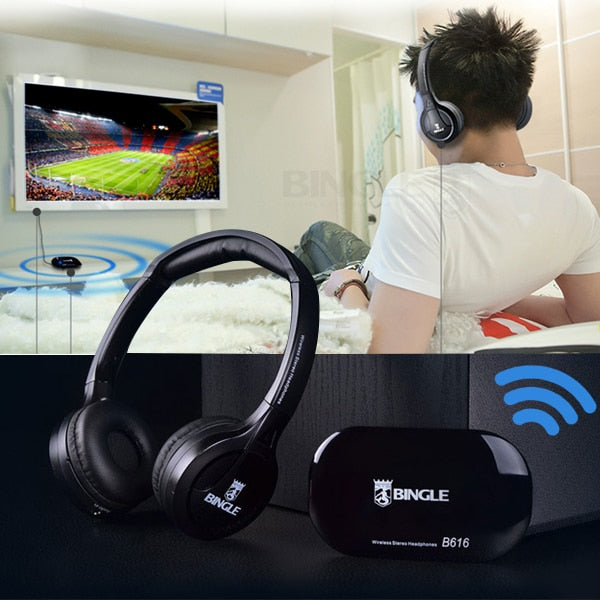 Headphones Multifunction Stereo Wireless - Gleesbuy