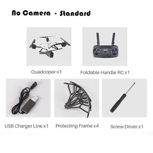 Professional KY601S Foldable Camera Drone HD Remote Control Quadcopter Helicopter 4 Channel Long Lasting timely transmission - Gleesbuy