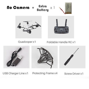 Professional KY601S Foldable Camera Drone HD Remote Control Quadcopter Helicopter 4 Channel Long Lasting timely transmission - Gleesbuy