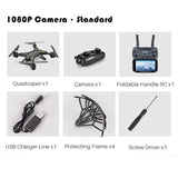 Professional KY601S Foldable Camera Drone HD Remote Control Quadcopter Helicopter 4 Channel Long Lasting timely transmission - Gleesbuy