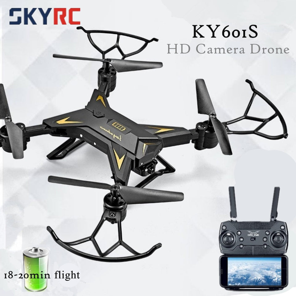 Professional KY601S Foldable Camera Drone HD Remote Control Quadcopter Helicopter 4 Channel Long Lasting timely transmission - Gleesbuy