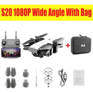 SMRC  FPV RC Drone S20 With Live Video And Return Home Foldable RC With HD 1080P Camera Quadrocopter Return Home Foldable toy - Gleesbuy