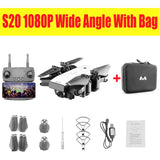 SMRC  FPV RC Drone S20 With Live Video And Return Home Foldable RC With HD 1080P Camera Quadrocopter Return Home Foldable toy - Gleesbuy