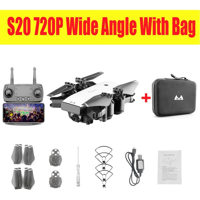 SMRC  FPV RC Drone S20 With Live Video And Return Home Foldable RC With HD 1080P Camera Quadrocopter Return Home Foldable toy - Gleesbuy
