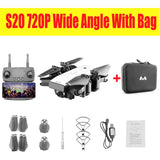 SMRC  FPV RC Drone S20 With Live Video And Return Home Foldable RC With HD 1080P Camera Quadrocopter Return Home Foldable toy - Gleesbuy