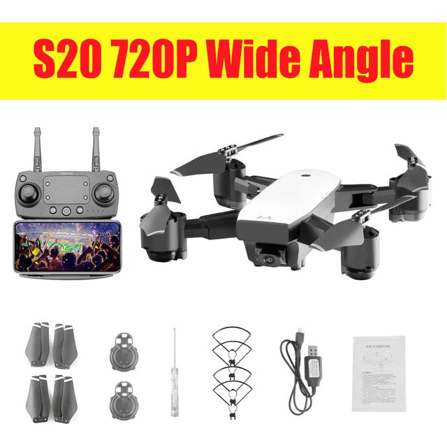 SMRC  FPV RC Drone S20 With Live Video And Return Home Foldable RC With HD 1080P Camera Quadrocopter Return Home Foldable toy - Gleesbuy