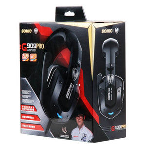 SOMIC G909PRO Vibration USB LED Gaming Headset - Gleesbuy