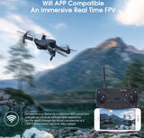 Foldable Arm RC Quadcopter Drone With Wide Angle HD Camera - Gleesbuy