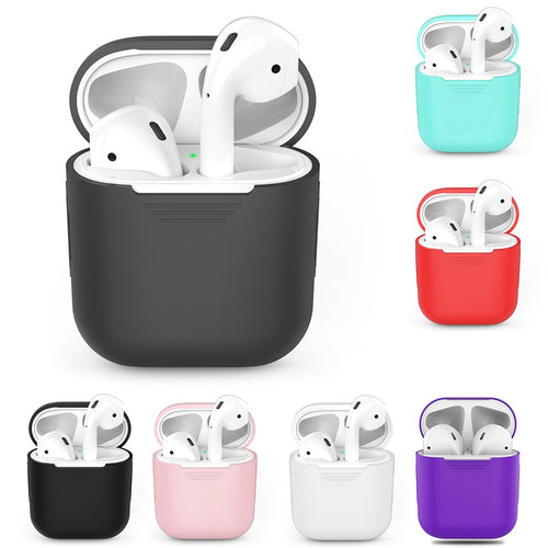 TPU Silicone Bluetooth Wireless Earphone Case For AirPods Protective Cover Skin Accessories For Apple Air Pods Charging Box - Gleesbuy