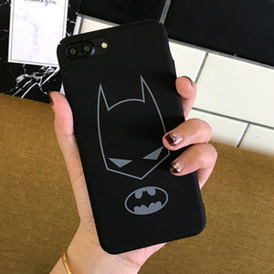 Ultra Thin Marvel Batman Case for Coque iPhone 6 6s 7 8 Plus Star wars Storm trooper Ironman Suprem Man Cover for iPhone 8 case - Gleesbuy