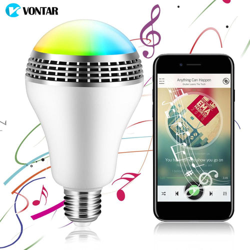 VONTAR Bluetooth Smart Speaker Light E27 - Gleesbuy