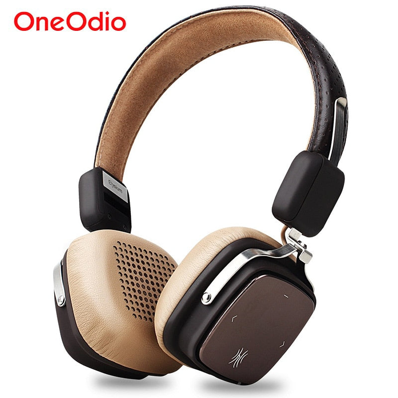 Wireless Headphone Bluetooth Headset Headphones Bluetooth 4.1 Metal Stereo Wireless Headphones With Mic For iPhone Xiaomi Phone - Gleesbuy