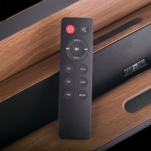 Wireless SoundBar Wooden 24W - Gleesbuy