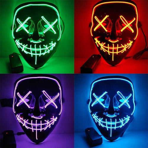 Led Halloween Mask - Gleesbuy