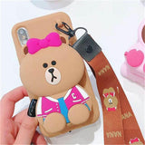 3D Cute  Wallet Phone Case - Gleesbuy