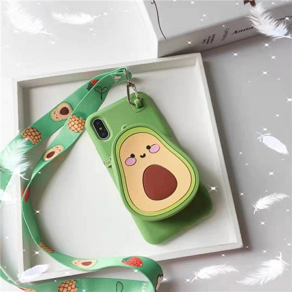 3D Cute  Wallet Phone Case - Gleesbuy