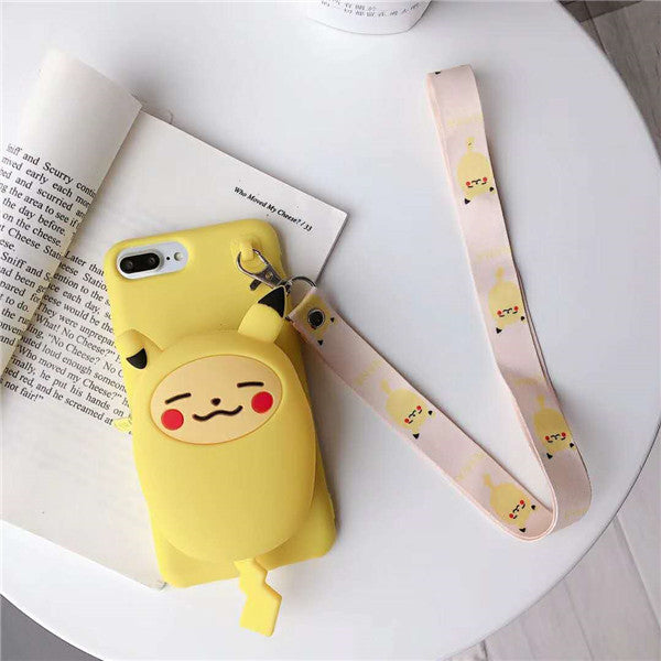 3D Cute  Wallet Phone Case - Gleesbuy