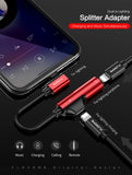 FLOVEME 2 in 1 For Lightning Audio Adapter Charger - Gleesbuy