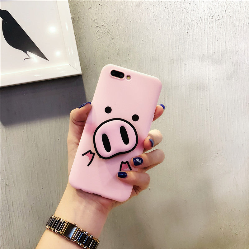 Cute Cartoon Pig Phone Case For Any iphone - Gleesbuy